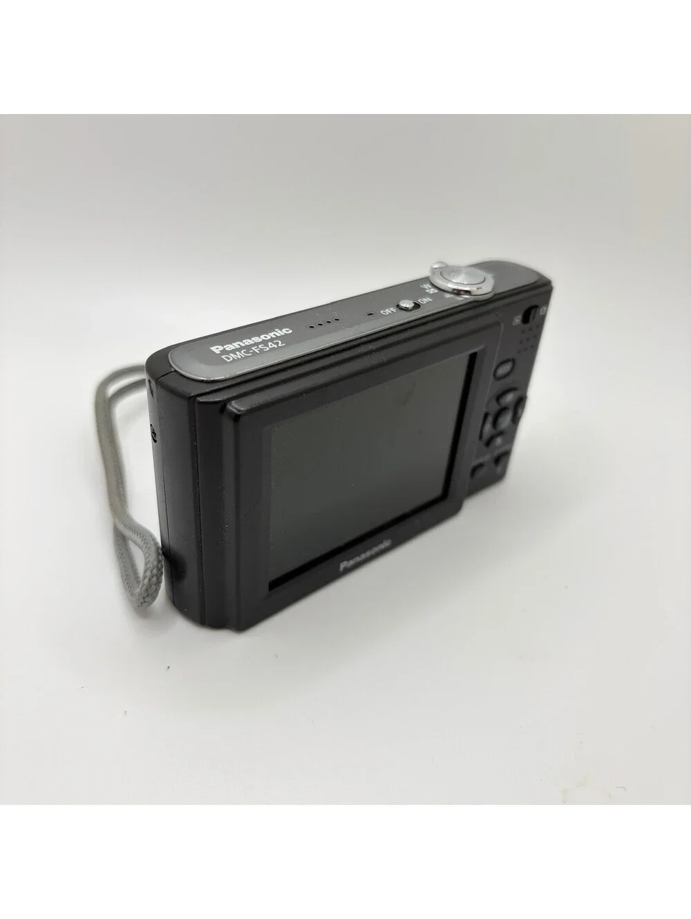 Panasonic Lumix DMC-FS42 10.1MP Digital Camera Black Untested No Battery C138
